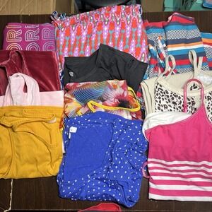 Women's Summer Tank Dress Bundle L XL Pixley Danskin No Boundaries Aero 11pc Lot